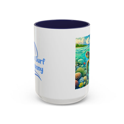 Hawaii Sea Turtle Mug 15oz - O'ahu Surf Company