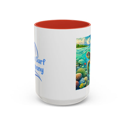 Hawaii Sea Turtle Mug 15oz - O'ahu Surf Company