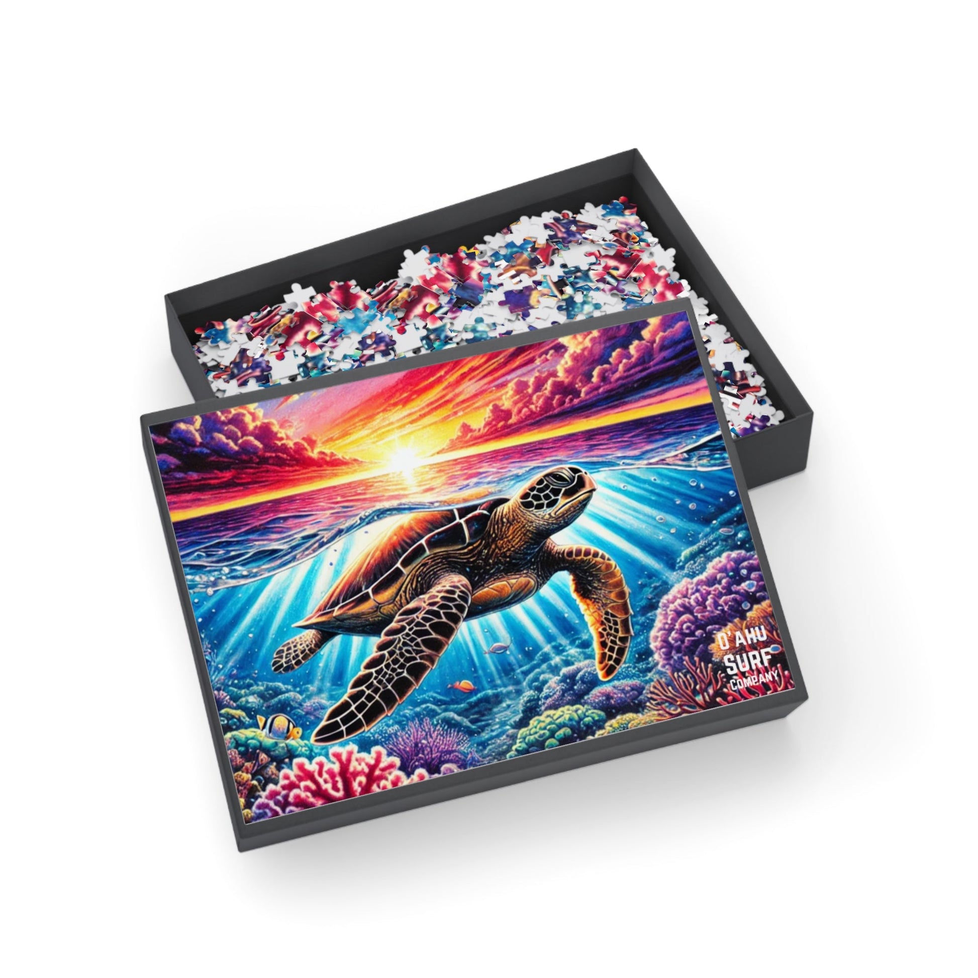 Hawaii Sea Turtle Puzzle (500, 1000 - Piece) - O'ahu Surf Company