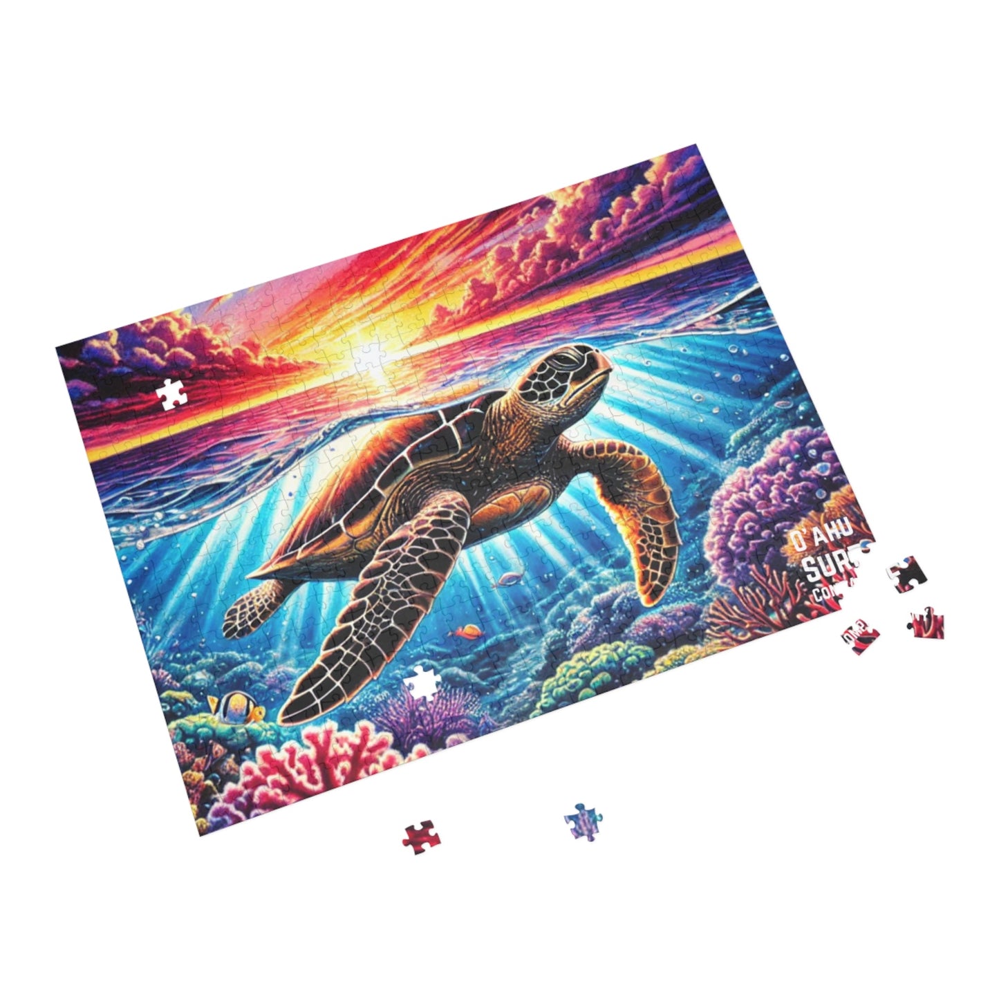 Hawaii Sea Turtle Puzzle (500, 1000 - Piece) - O'ahu Surf Company