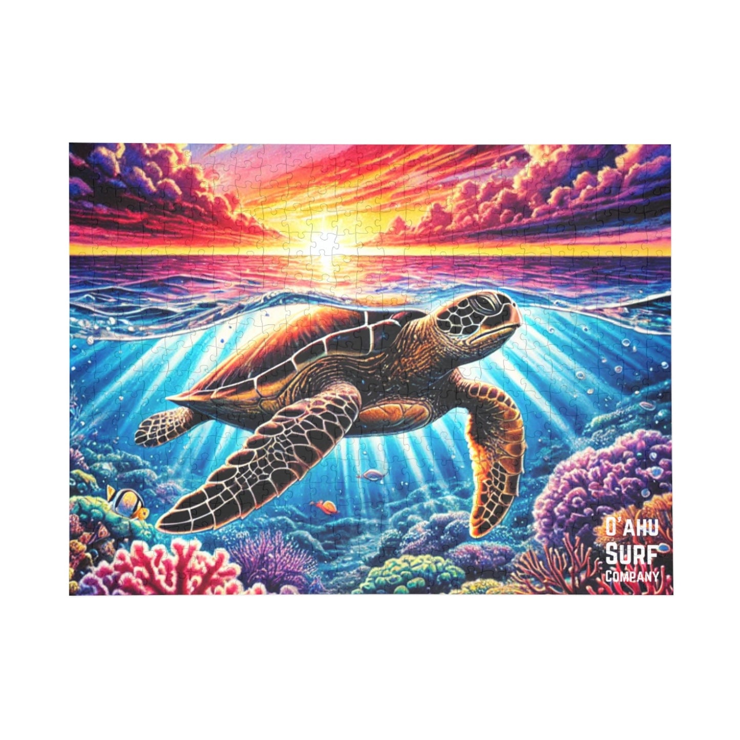 Hawaii Sea Turtle Puzzle (500, 1000 - Piece) - O'ahu Surf Company