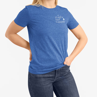 Hawaii Surfer Girl Heart Surf T-shirt - O'ahu Surf Company