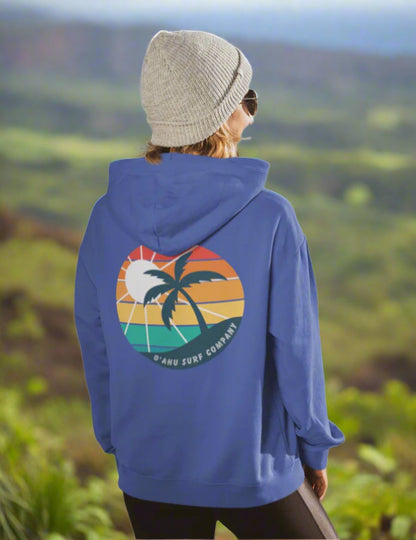 Hawaiian Island Rainbow Colors Hoodie Sweatshirt - O'ahu Surf Company