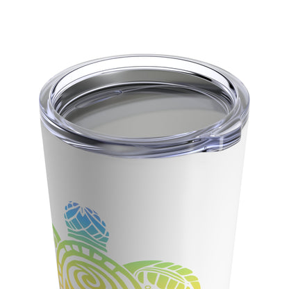 Hawaiian Turtle 20oz Stainless Steel Insulated Tumbler - Travel Mug for Beach & Office - O'ahu Surf Company