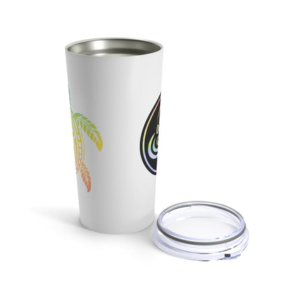 Hawaiian Turtle 20oz Stainless Steel Insulated Tumbler - Travel Mug for Beach & Office - O'ahu Surf Company