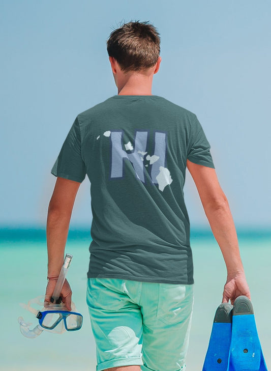 HI Hawaiian Islands Oahu Surf T-Shirt - O'ahu Surf Company