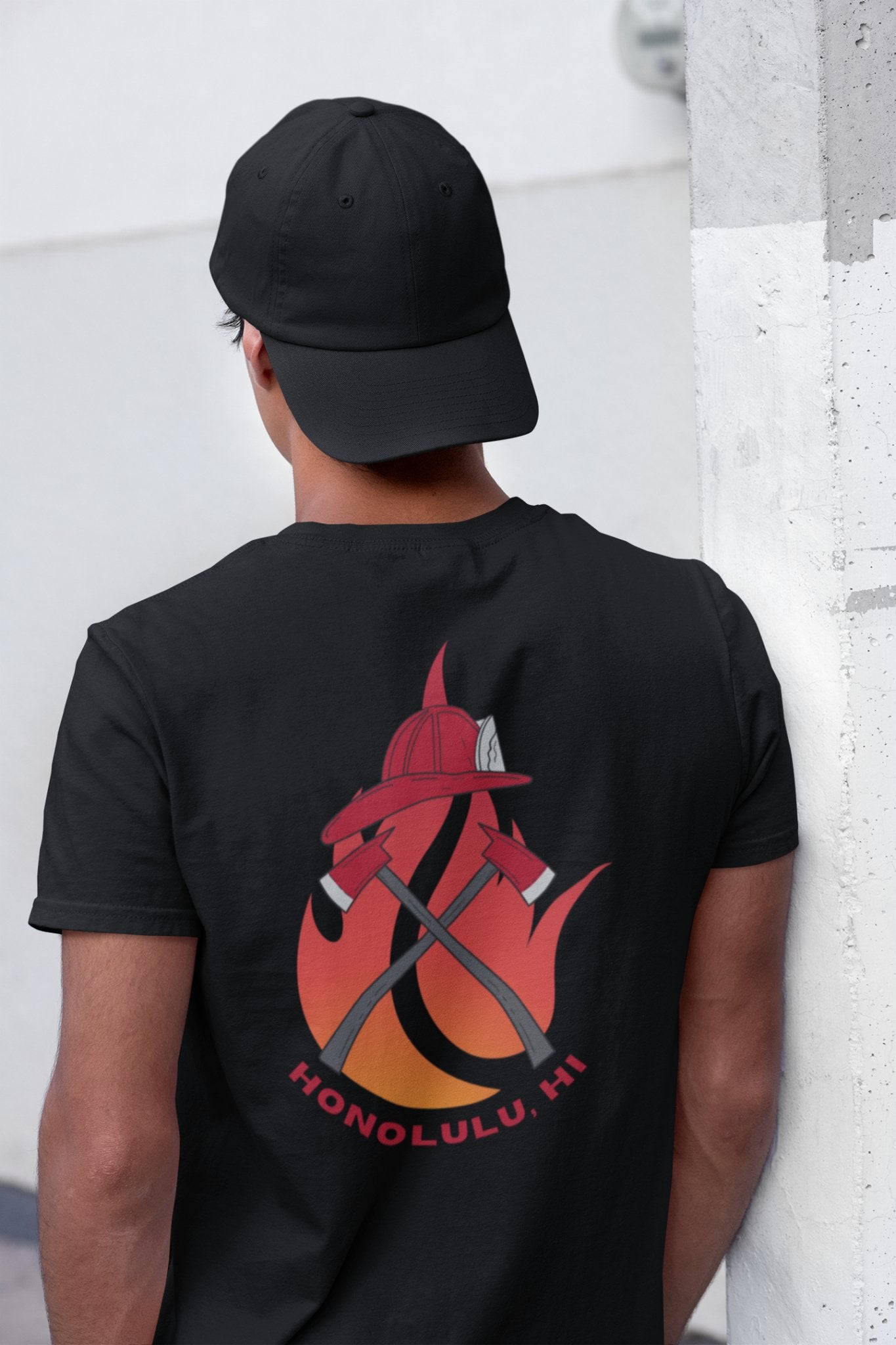 Honolulu Fire Graphic Tee - O'ahu Surf Company