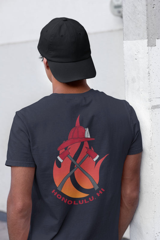 Honolulu Fire Graphic Tee - O'ahu Surf Company