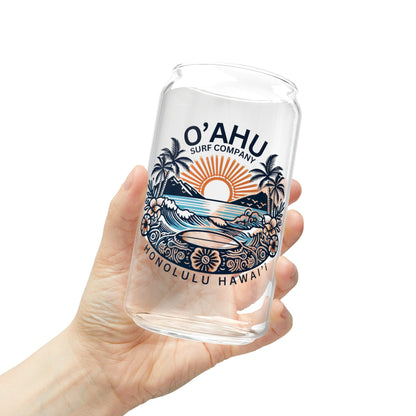 Honolulu Hawaii Coastal Island Sunny Day Sipper Glass - O'ahu Surf Company