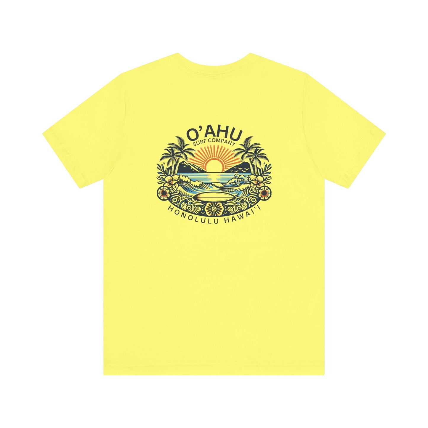 Honolulu Hawaii Coastal Island Sunny Day Tshirt - O'ahu Surf Company