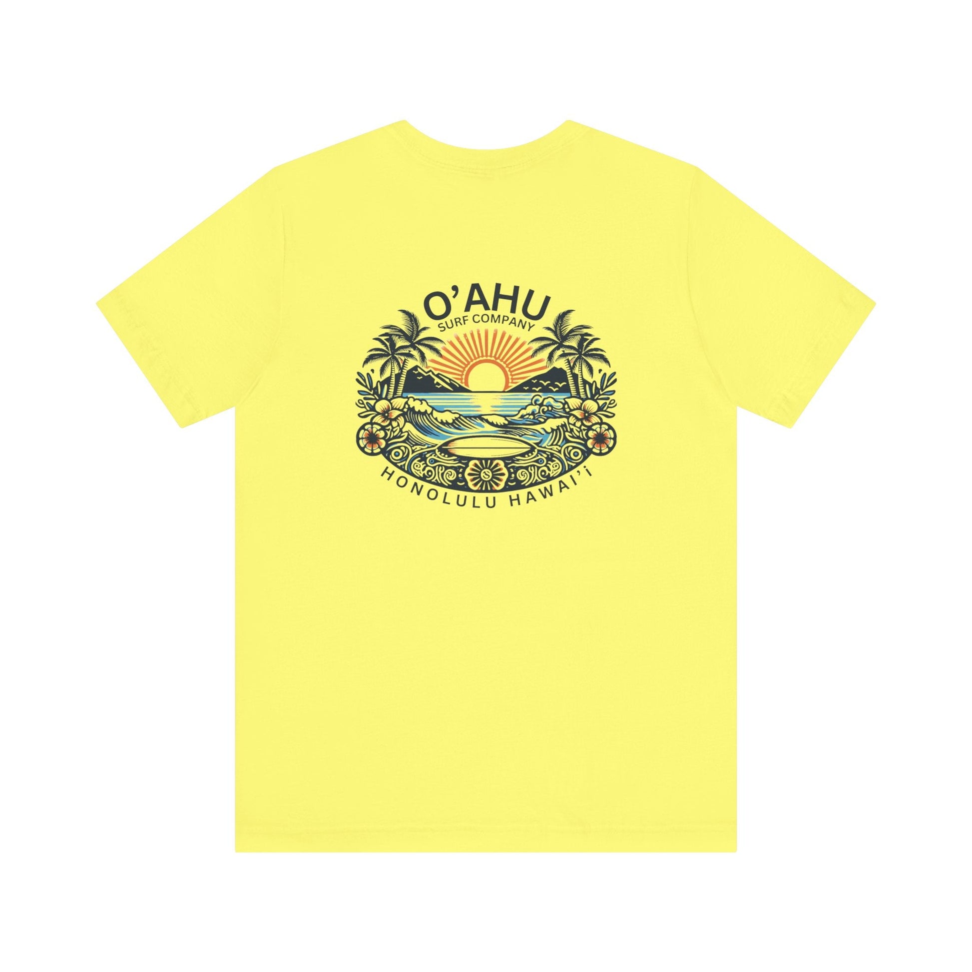 Honolulu Hawaii Coastal Island Sunny Day Tshirt - O'ahu Surf Company