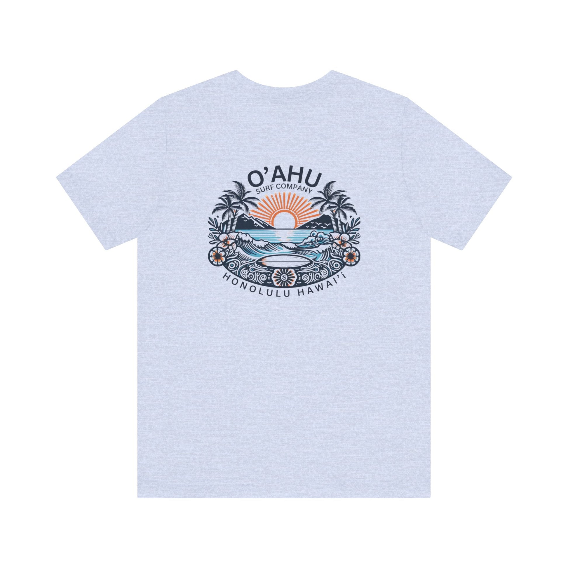 Honolulu Hawaii Coastal Island Sunny Day Tshirt - O'ahu Surf Company