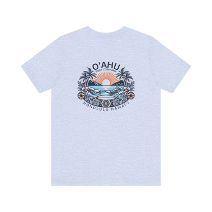 Honolulu Hawaii Coastal Island Sunny Day Tshirt - O'ahu Surf Company