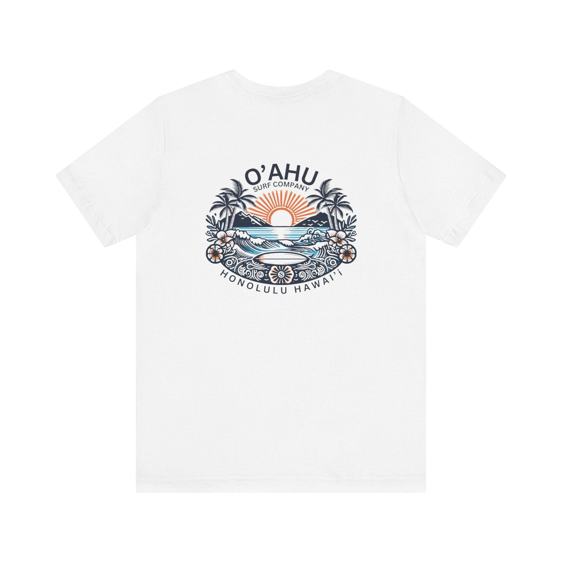 Honolulu Hawaii Coastal Island Sunny Day Tshirt - O'ahu Surf Company