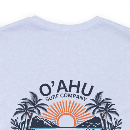 Honolulu Hawaii Coastal Island Sunny Day Tshirt - O'ahu Surf Company