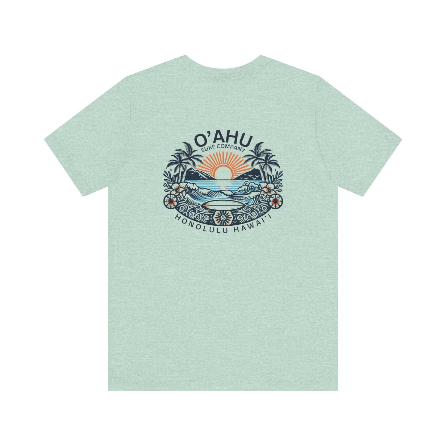 Honolulu Hawaii Coastal Island Sunny Day Tshirt - O'ahu Surf Company