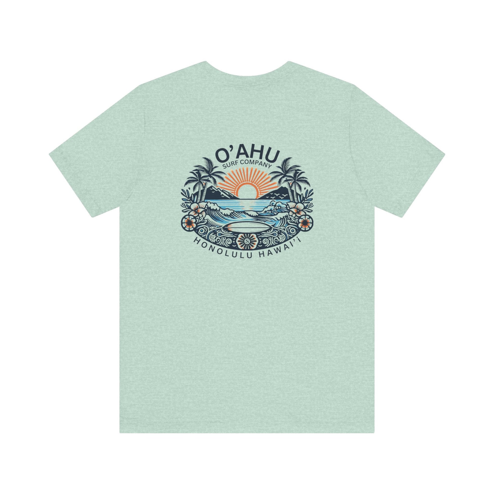 Honolulu Hawaii Coastal Island Sunny Day Tshirt - O'ahu Surf Company