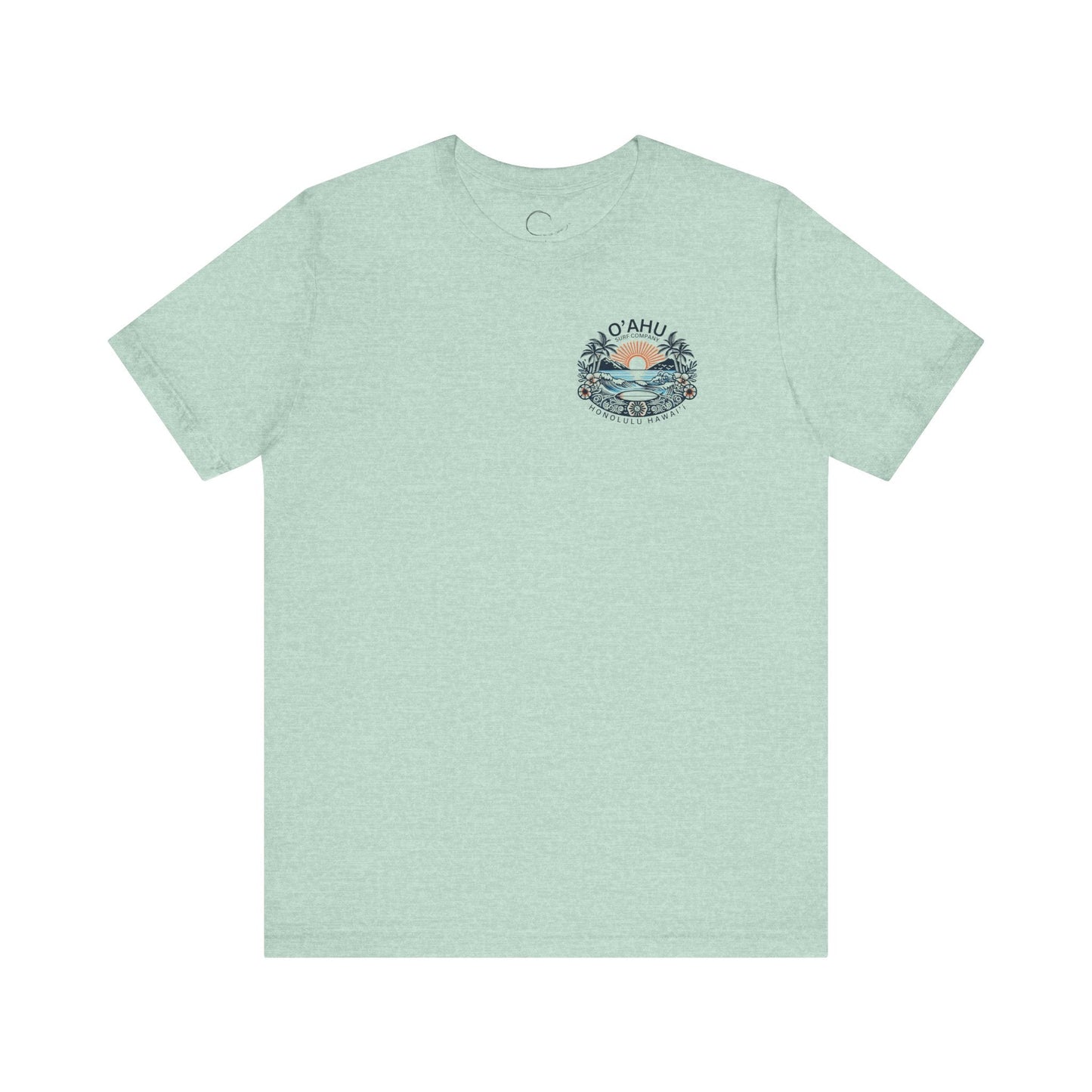 Honolulu Hawaii Coastal Island Sunny Day Tshirt - O'ahu Surf Company