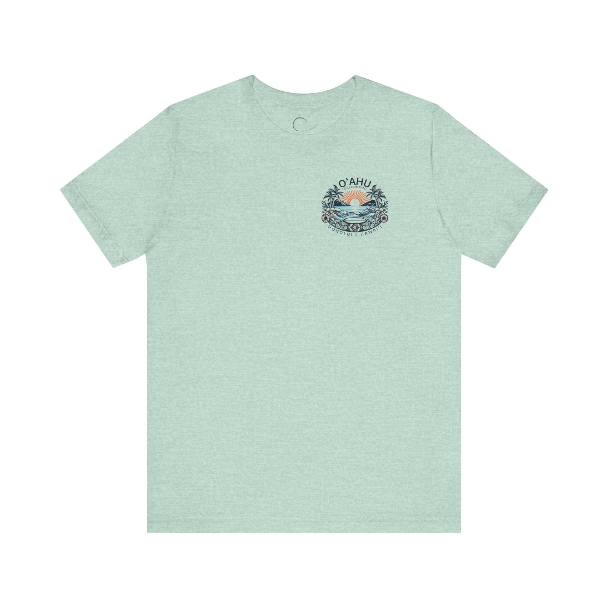 Honolulu Hawaii Coastal Island Sunny Day Tshirt - O'ahu Surf Company