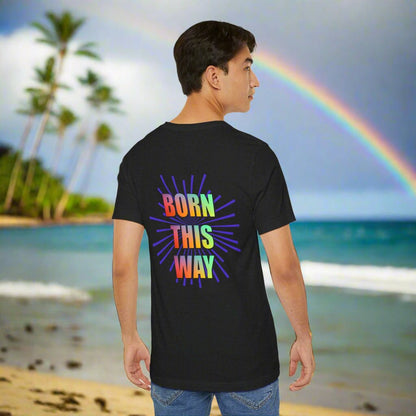 Honolulu Hawaii Pride Born This Way Custom T-shirt - O'ahu Surf Company