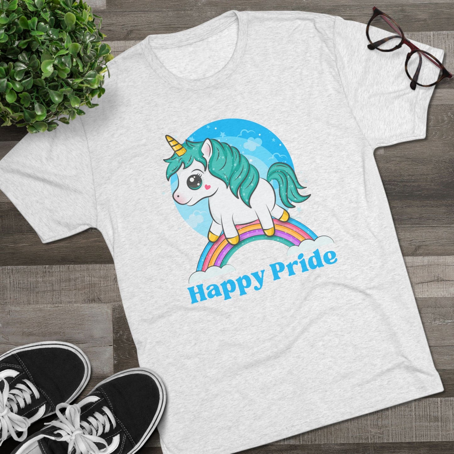 Honolulu Pride 2025 Rainbow Unicorn T-shirt - O'ahu Surf Company