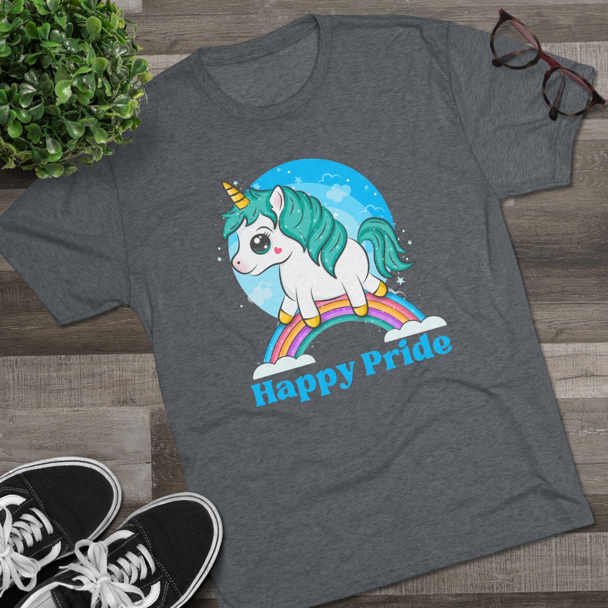 Honolulu Pride 2025 Rainbow Unicorn T-shirt - O'ahu Surf Company