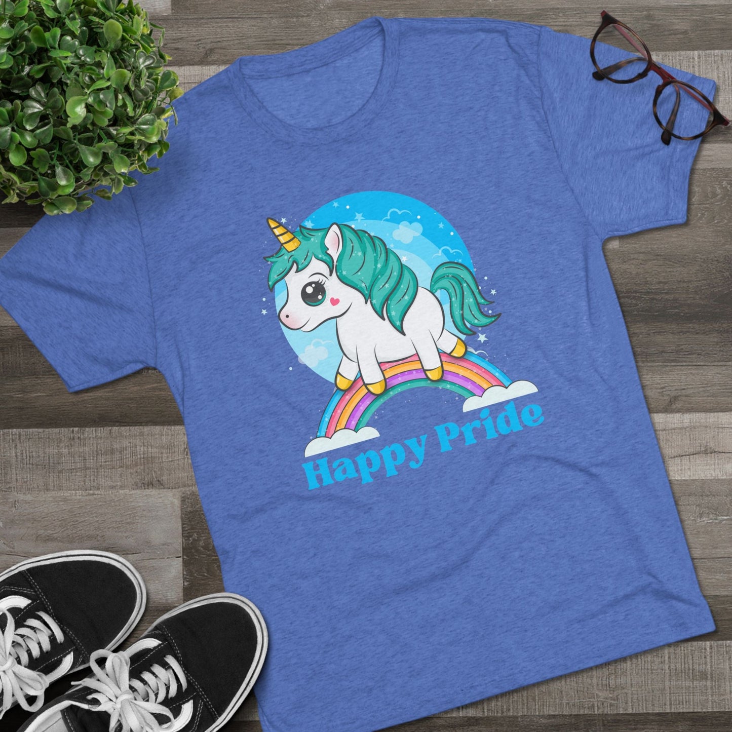 Honolulu Pride 2025 Rainbow Unicorn T-shirt - O'ahu Surf Company