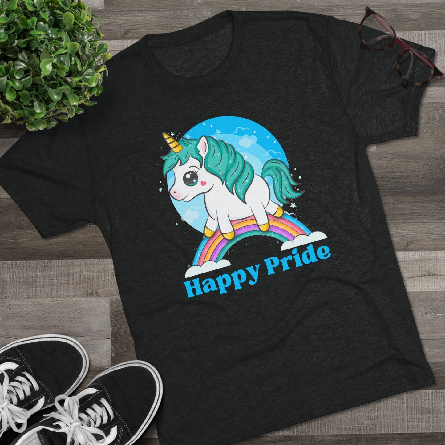 Honolulu Pride 2025 Rainbow Unicorn T-shirt - O'ahu Surf Company