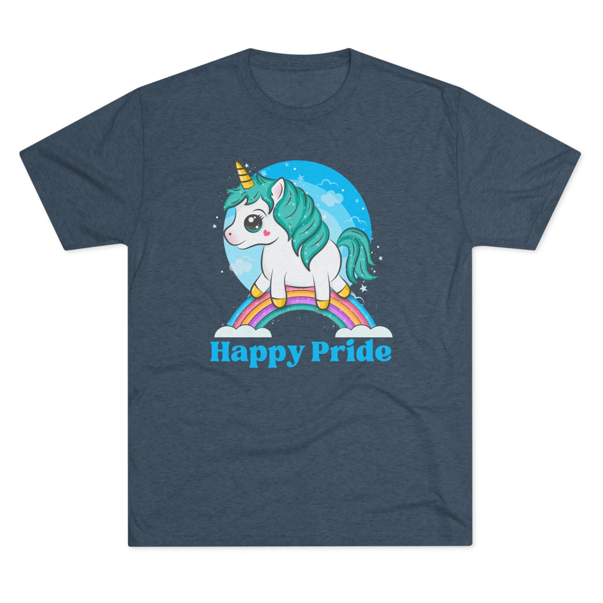 Honolulu Pride 2025 Rainbow Unicorn T-shirt - O'ahu Surf Company