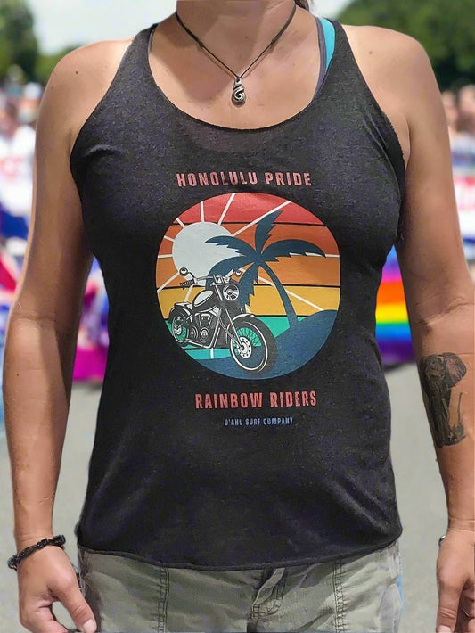 Honolulu Pride Rainbow Riders Women's Tank Top - O'ahu Surf Company