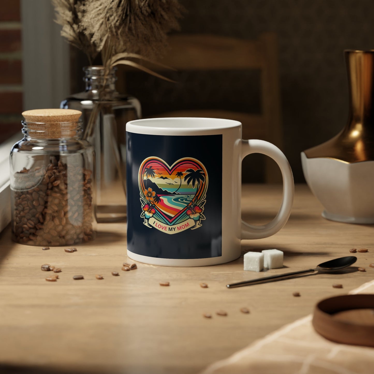 I Love My Mom Jumbo Coffee Mug, 20oz - O'ahu Surf Company