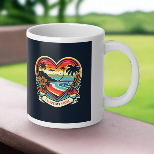 I Love My Mom Jumbo Coffee Mug, 20oz - O'ahu Surf Company