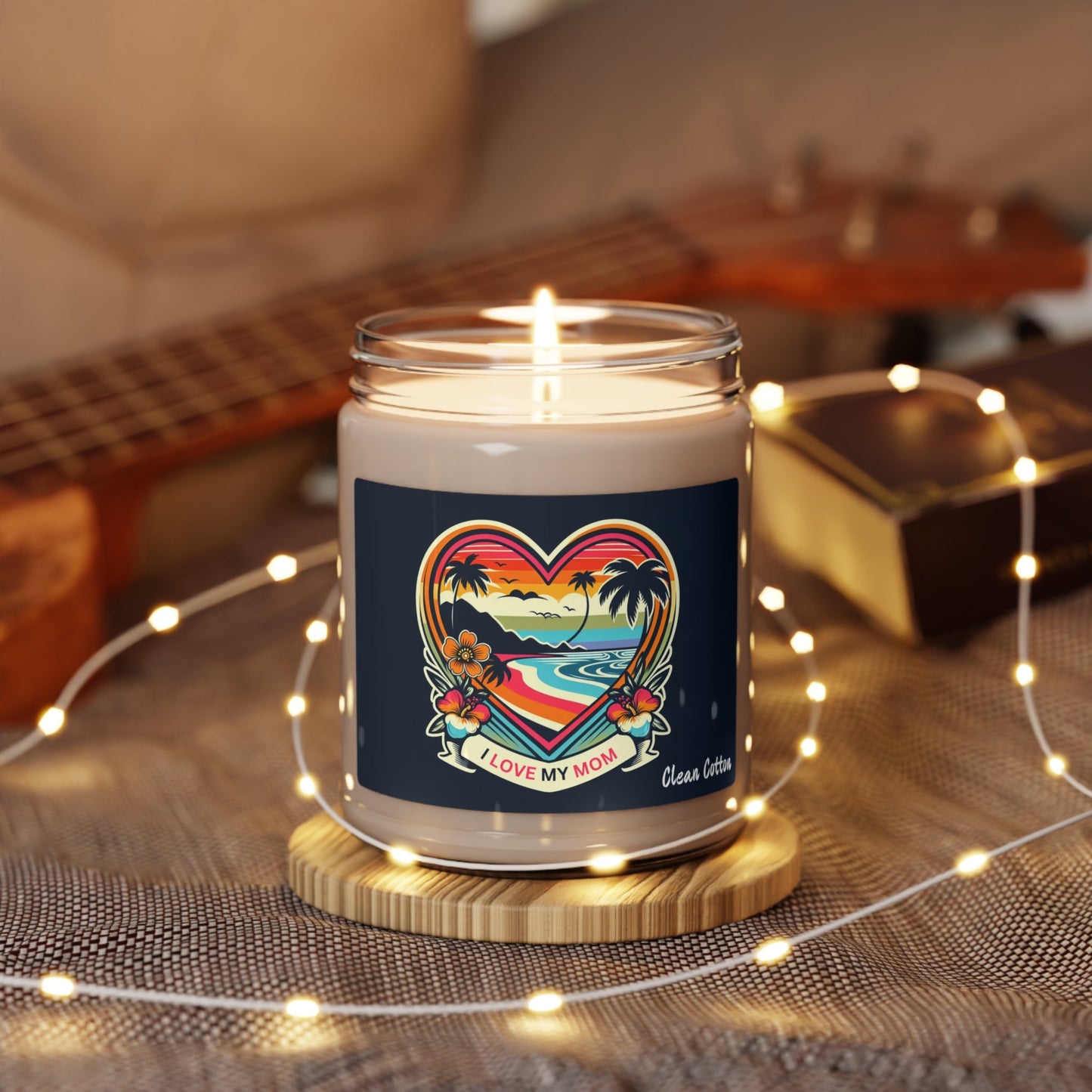 I Love My Mom Scented Candle, 9oz - O'ahu Surf Company