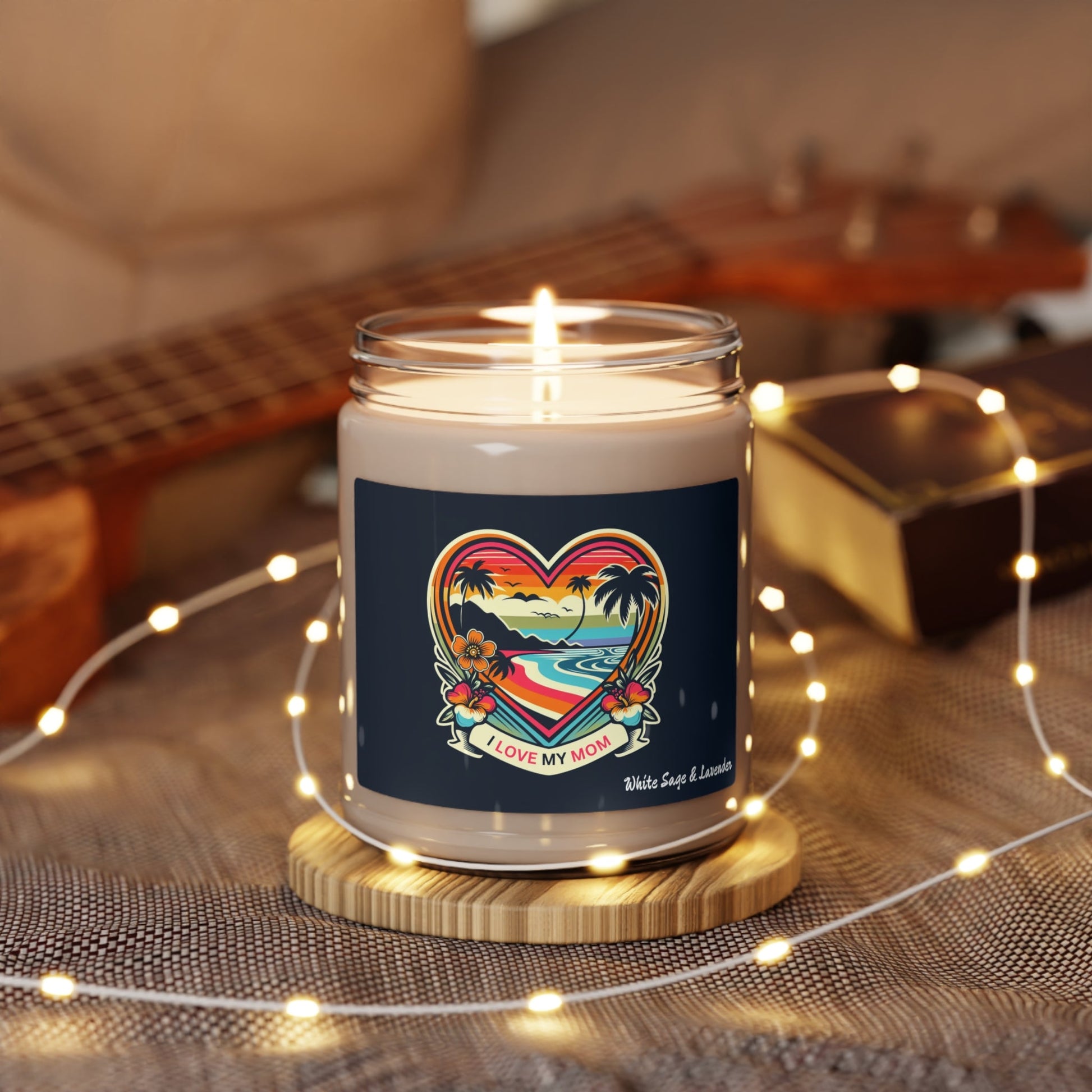 I Love My Mom Scented Candle, 9oz - O'ahu Surf Company