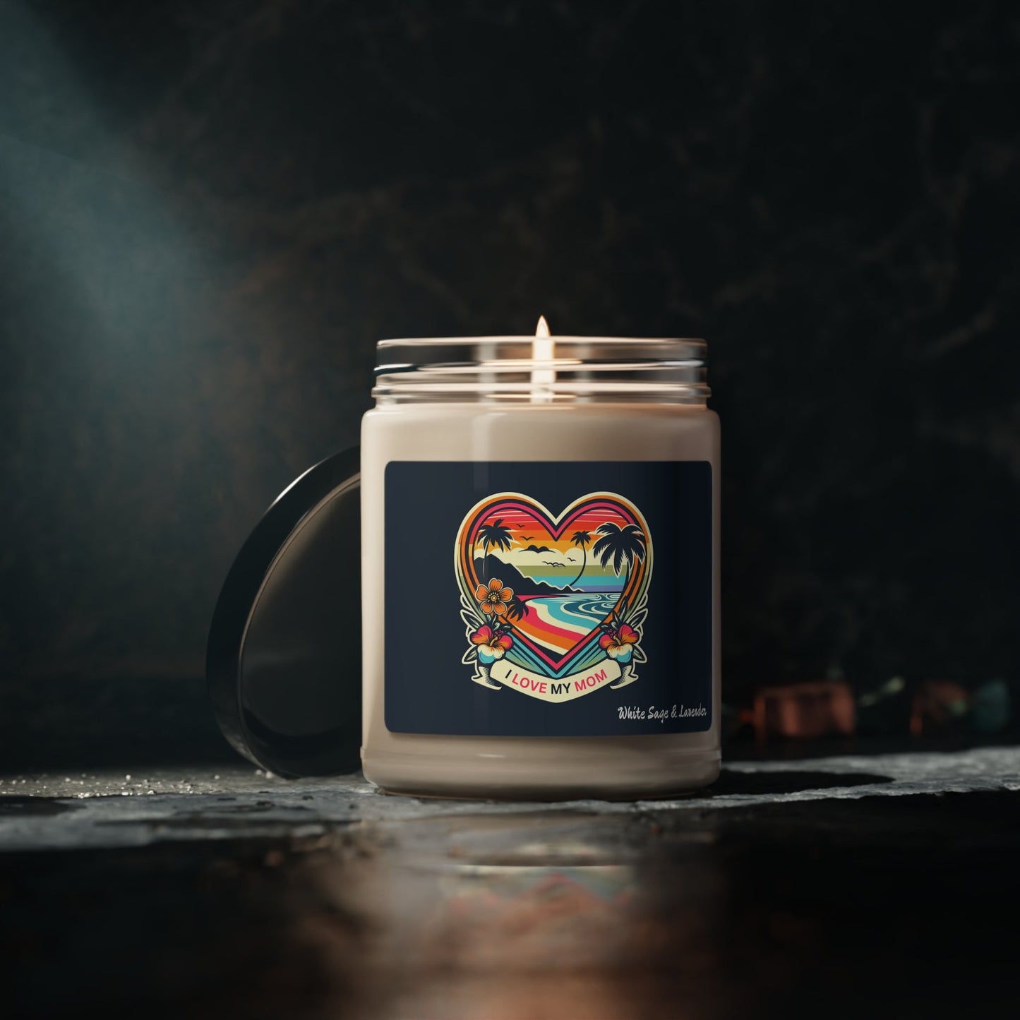 I Love My Mom Scented Candle, 9oz - O'ahu Surf Company