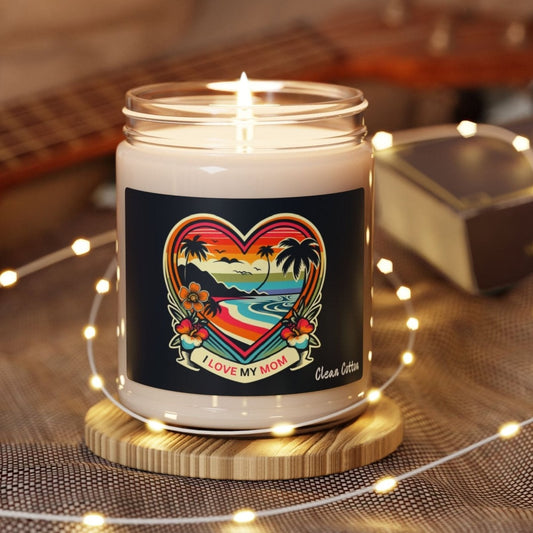 I Love My Mom Scented Candle, 9oz - O'ahu Surf Company