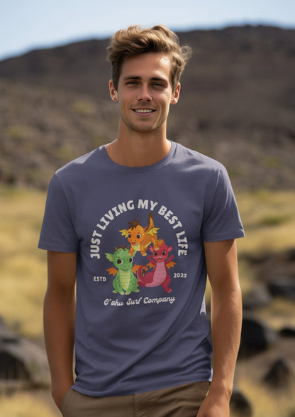 Living My Best Life Baby Dragons T-shirt - O'ahu Surf Company