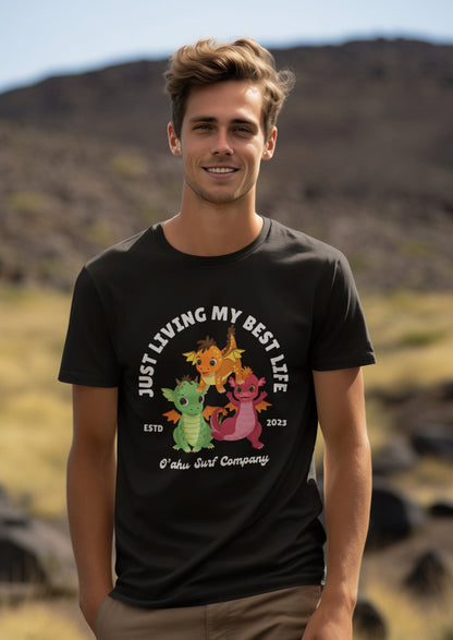 Living My Best Life Baby Dragons T-shirt - O'ahu Surf Company