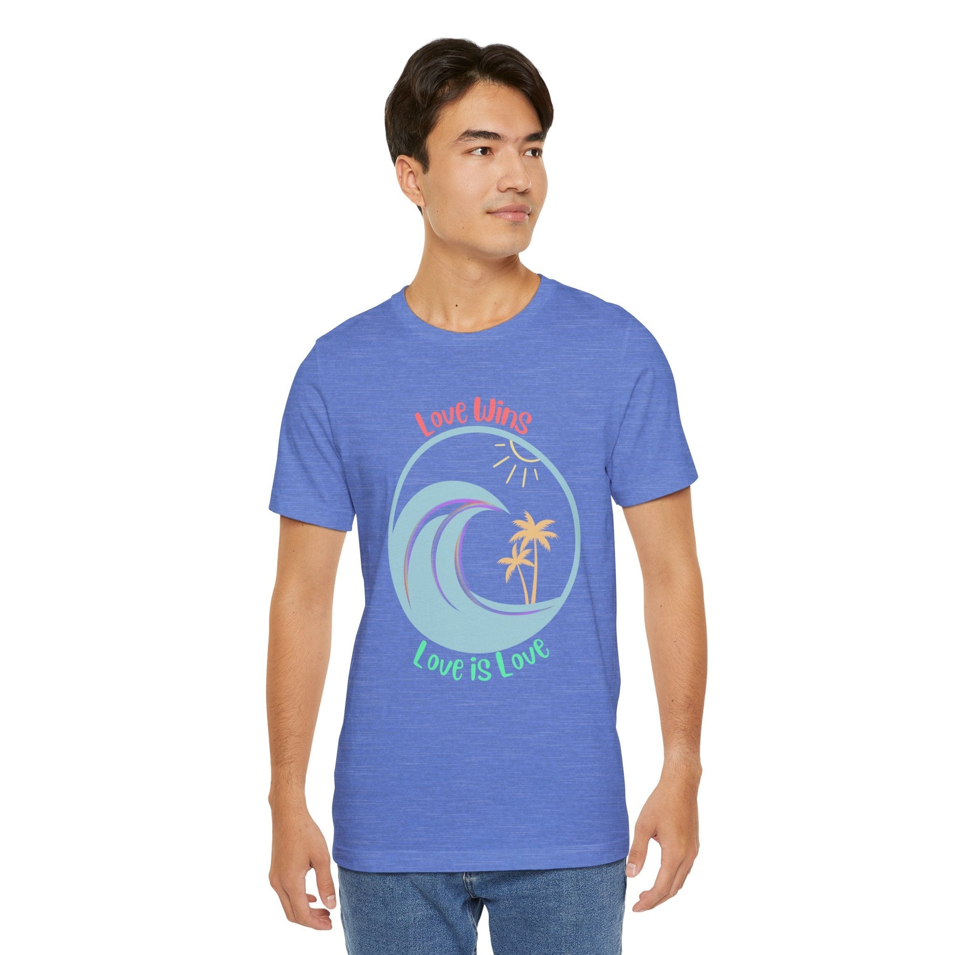 Love Wins Love Is Love Pride Custom T-shirt - O'ahu Surf Company