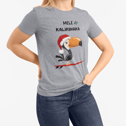 Mele Kalikimaka Toucan Surfing Holiday T-Shirt - O'ahu Surf Company