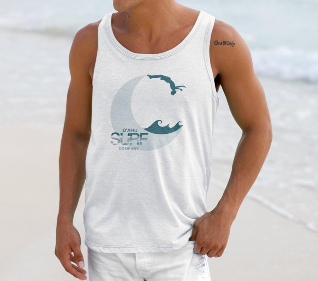 Men's Hawaii Backflip Cliff Dive Tank Top - O'ahu Surf Company