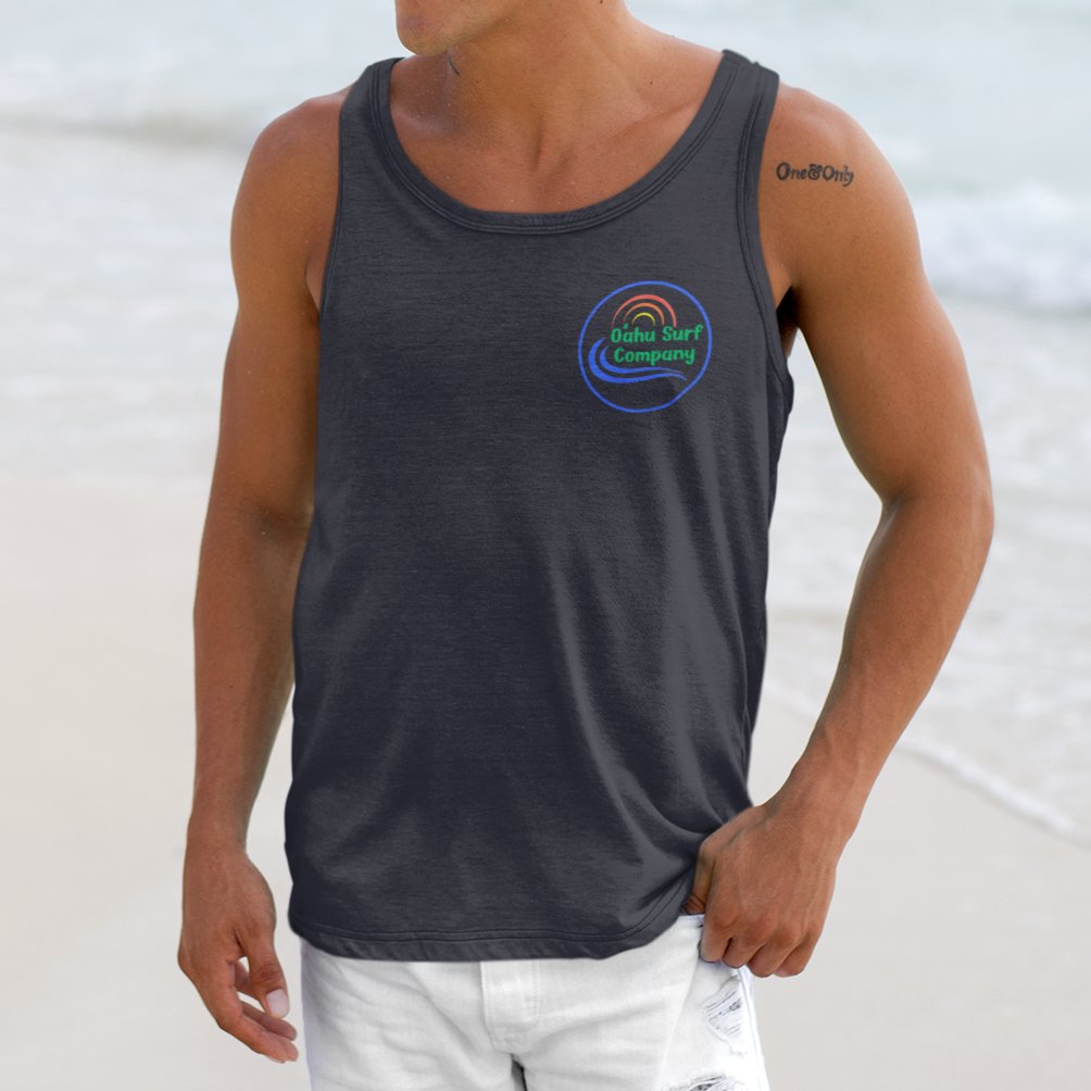 Men's O'ahu Surf Company Logo Tank Top - O'ahu Surf Company