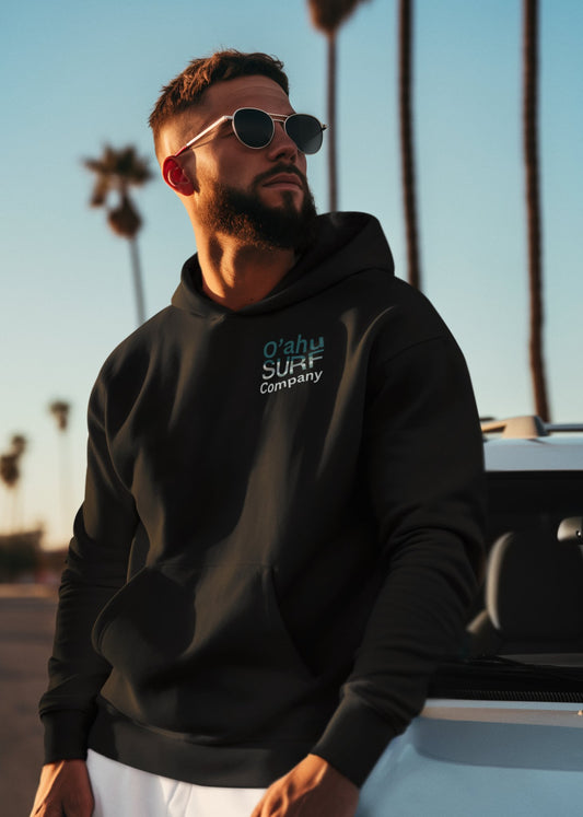 Men's Surf Hoodie Island Life Sweatshirt Oahu Surf Company Hawaii - O'ahu Surf Company