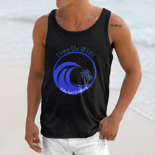 Men's Tank Top Living the HI Life Hawaii - O'ahu Surf Company