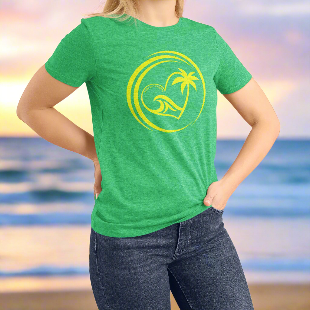 Heart Wave Oahu Surf T-Shirt