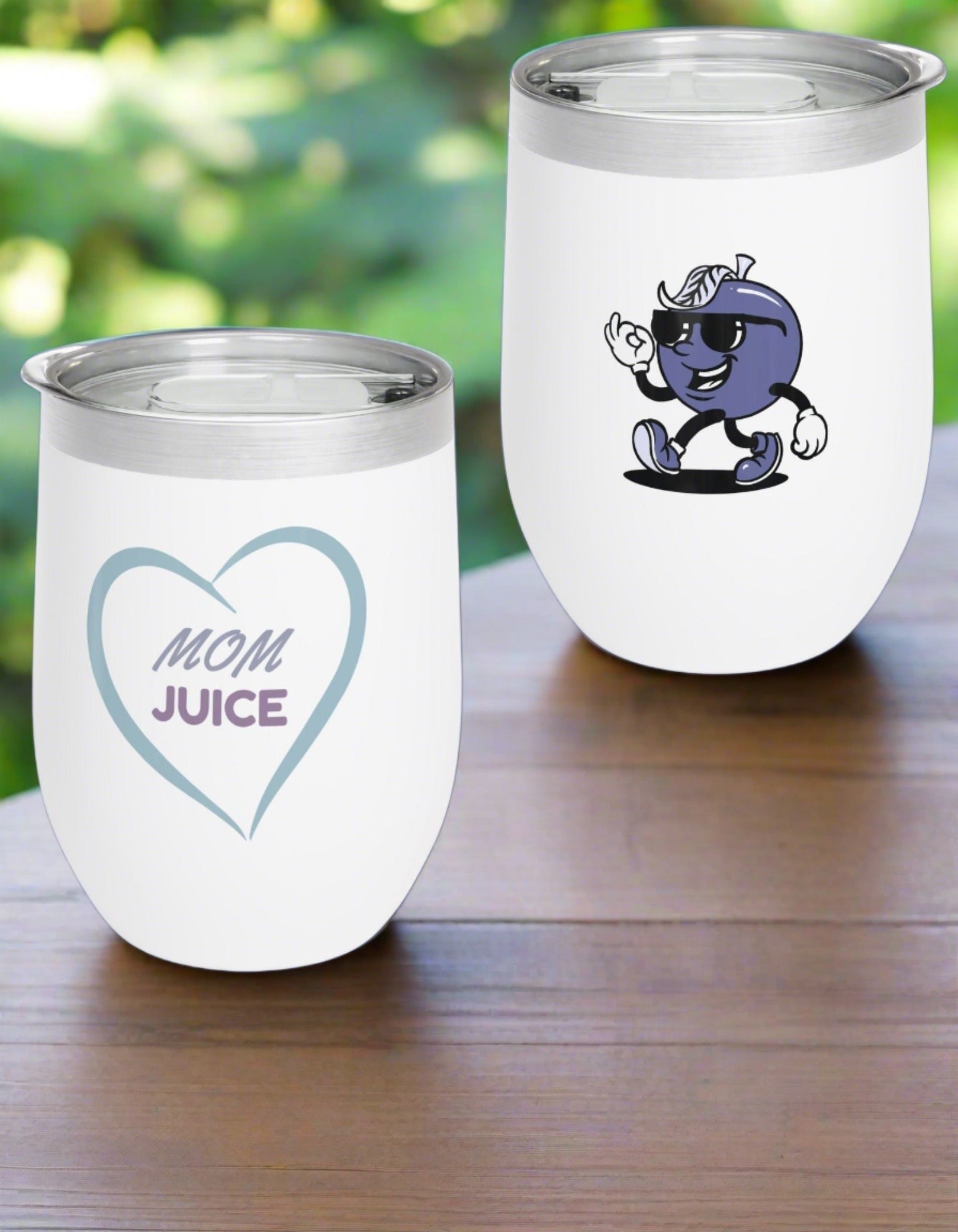 Mom Juice Grape Character Wine Tumbler | Mother's Day Gift - O'ahu Surf Company