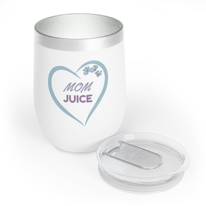 Mom Juice Heart Flowers Wine Tumbler | Mother's Day Gift - O'ahu Surf Company