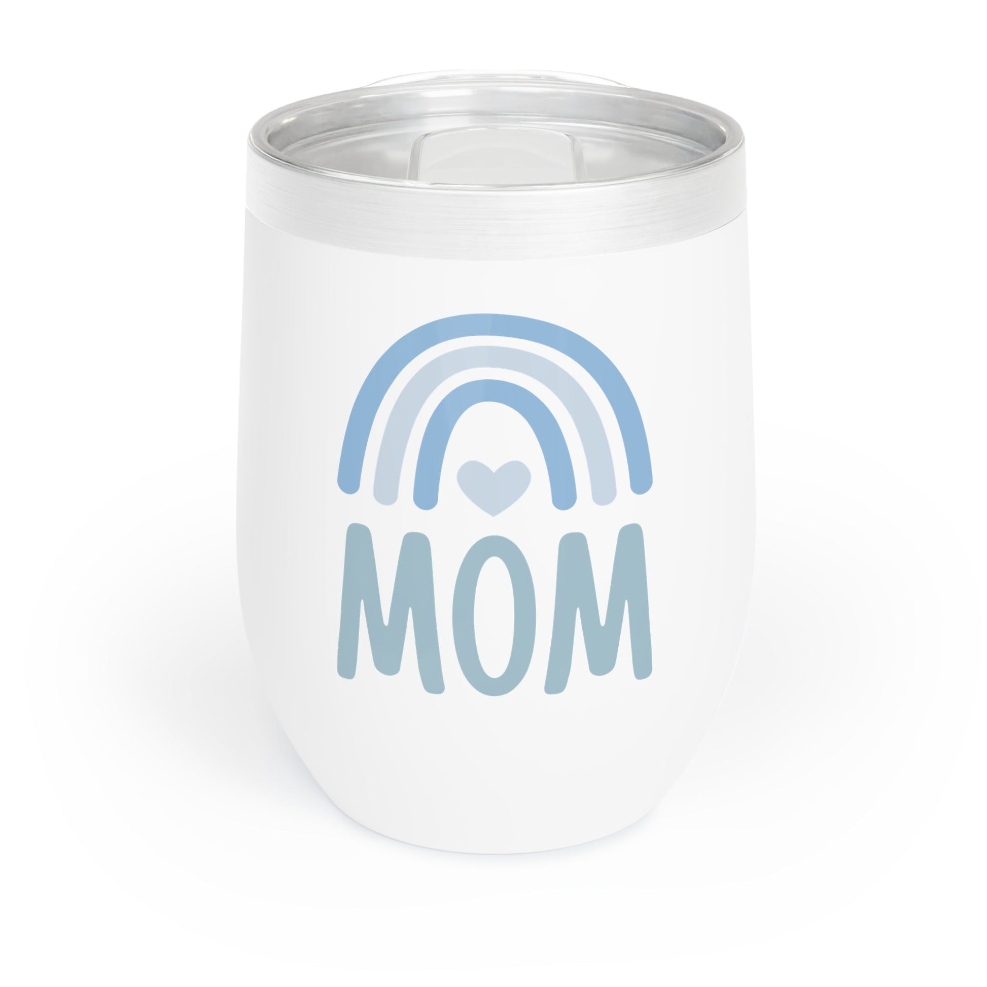 Mom Rainbow Heart Love Wine Tumbler | Gift for Mom - O'ahu Surf Company