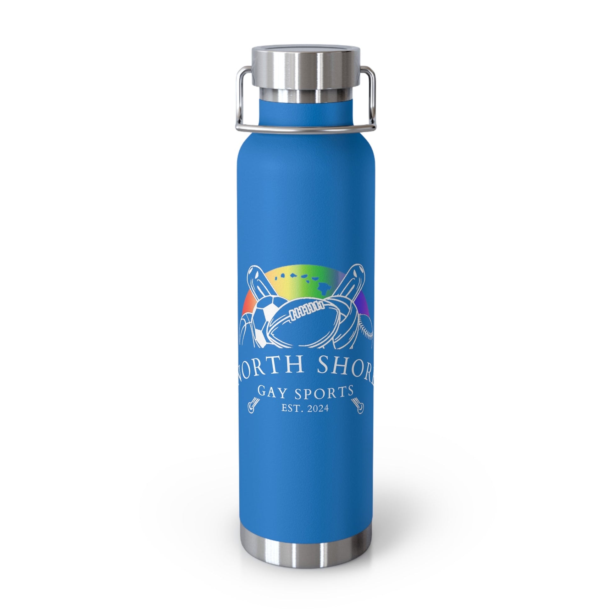 North Shore Gay Sports Copper Vacuum Insulated Bottle, 22oz - O'ahu Surf Company