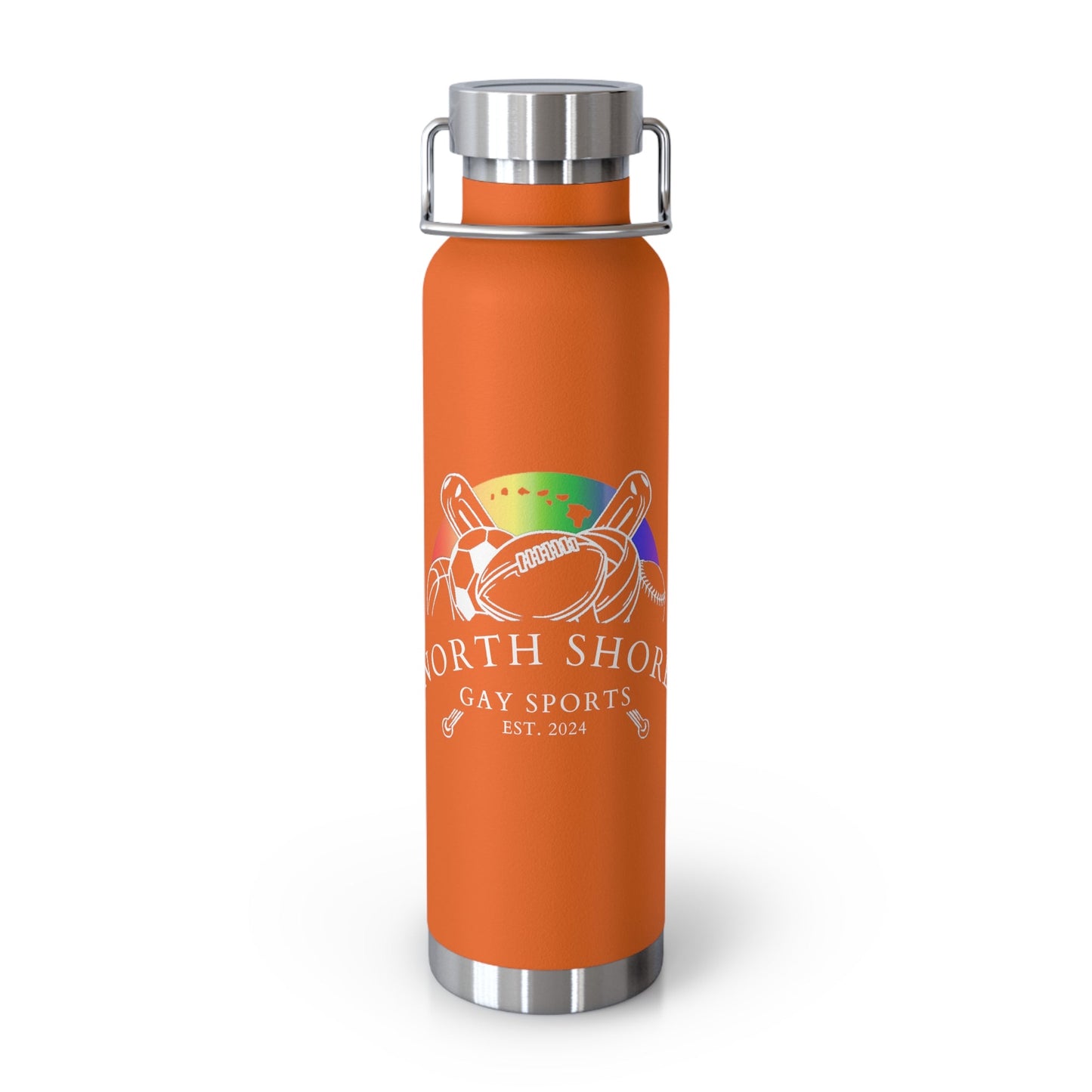 North Shore Gay Sports Copper Vacuum Insulated Bottle, 22oz - O'ahu Surf Company